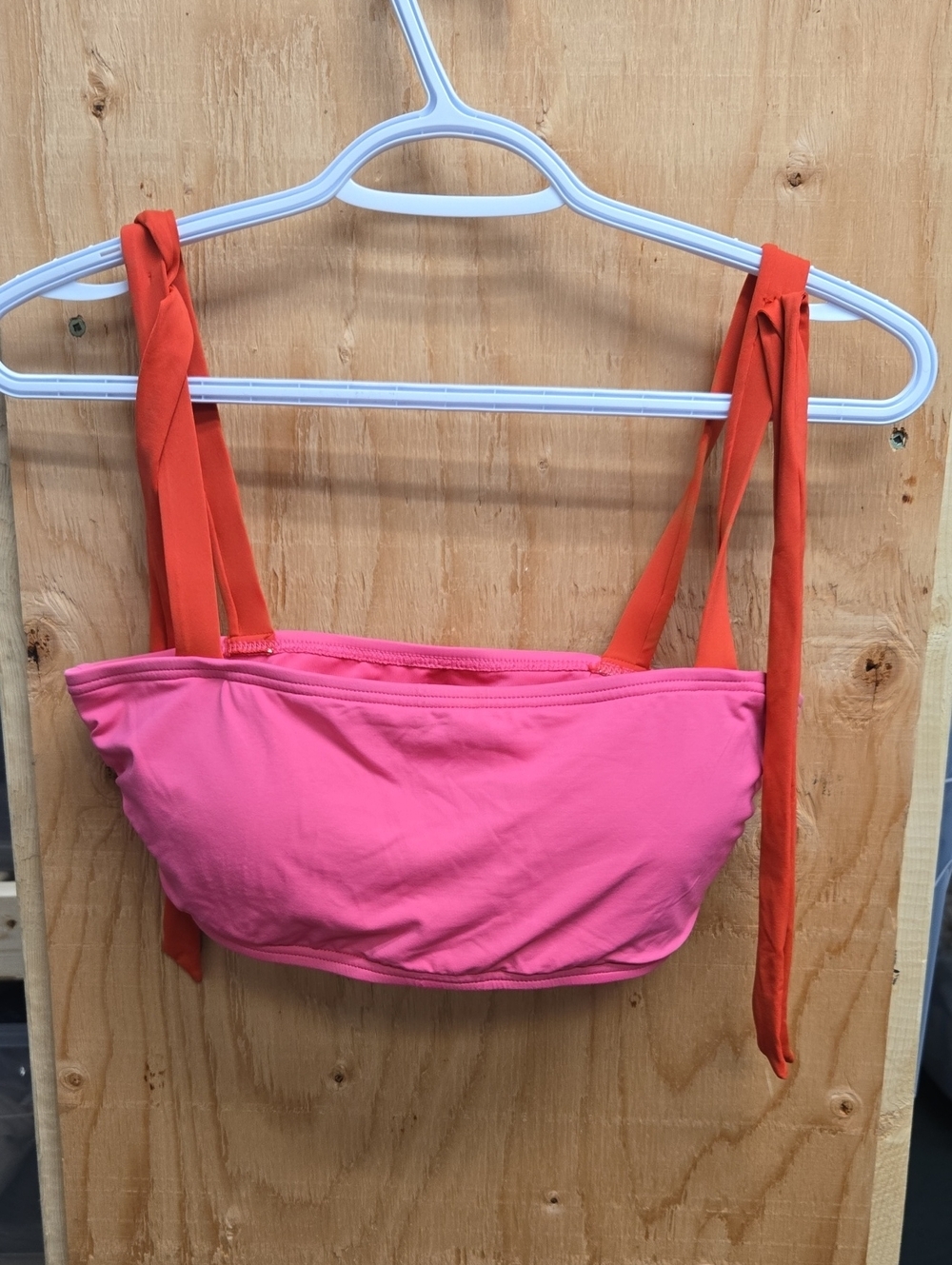 Kate Spade Size M Pink and Red Bikini Top